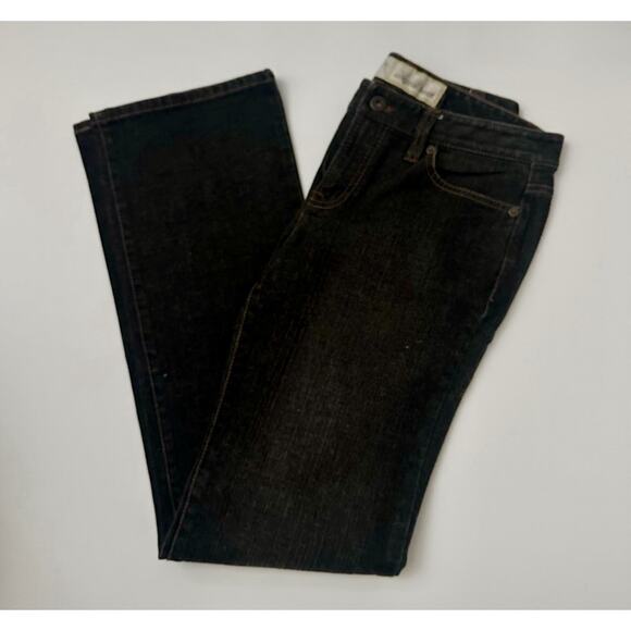 Loft Original Boot Women's size 6 Dark Wash Blue Denim jeans - Picture 2 of 6